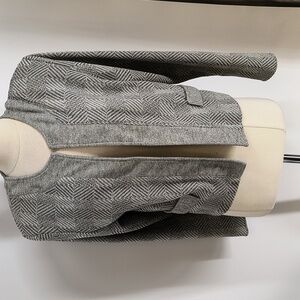 Weekenders grey cotton-blend tweed short blazer-sz S